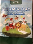 58 Piece Assorted Colors Polymer Clay Non-stick Non-toxic Read Description