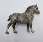 Breyer Stablemates Model Horse Draft Horse  5180 Matte Resist Dapple Grey Rare 