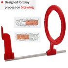 100pcs Dental X-ray Sensor Holder Self-adhesive Bite Block Fits Ring Arm Us