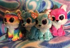 Ty Beanie Boos 6    Gwl Lot Ellie  Iris  Warrior  Maggie  Sierra  River   2 Jades