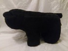 Vintage Rubber Face Black Bear Plush Made In Usa 19 