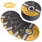 50 Pack 4 Inch Metal Cut Off Wheels 5 8  Arbor Angle Grinder Cutting Disc