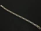 Silver Link Bracelet 5x7 Mm Oval Semi Mount Bracelet Setting Unique Design 