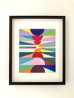 Limited Edition Giclee Art Print Framed Abstract Geometric Artwork Contemporary