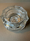 Heisey Greek Key  3 Large Puff Box And Cover Antique Rare