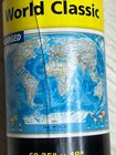 National Geographic Enlarged Wall Map World 69 25   x48    Scale  1 24031000