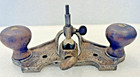 Vintage March 4  1884 Stanley  71 Plane Cast Metal   Wood Handles