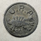 U r a  Lobster Maverick Token Button Very Rare 1920s Cape Cod See Description