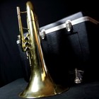 King 1124 Marching Baritone - Used  Overhauled  Nice Travel Case Included