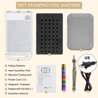 110v 120v Us Plug Hot Stamping Foil Machine Bronzing Machine For Diy Craft Cards