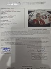 Joe Montana bill Walsh  Edward Debartolo Signed 1 1 Art Football Jsa Loa 