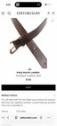 Brand New Polo Ralph Lauren Brown Tumbled Leather Belt Size 32    Waist 