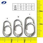Stainless Steel Fast Snaps Quick Link Snap Power Clips Fishing Swivel Connector