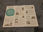 Vintage 1957 Disneyland U  S  A  Tom Sawyer Island Map Brochure