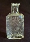 Antique Humphrey s Homeopathic Veterinary Medicine Bottle - Clear Embossed