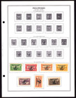 Album Ready Us 1899-1944 Philippines Mint Stamps In Mounts F vf Cv 170 _mg