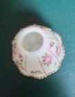 Fenton Opal Pearl Gold Beaded Egg Fairy Light Lamp Handpainted Signed M Lemon