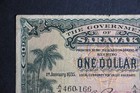 Sarawak  british Malaysia   1 One Dollar Banknote 1 Jan 1935 Charles Brooke Fine
