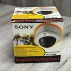 Sony Ssc-cd53v Color Video Camera Rugged Mini Fixed Dome Cast Aluminum Housing