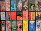 1st Ed The Mary-ei Tarot Deck   Book Set Gorgeous  Rare Htf Cards