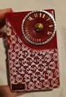 Toshiba Transistor Tr-193 Lace Portable Radio Japan Red Rare Works
