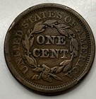 1851 Braided Hair Large Cent Choice Fine   X-698