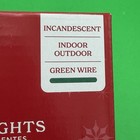 Holiday Time 100 Mini Clear Lights Incandescent Indoor outdoor 19 5ft Ships Free