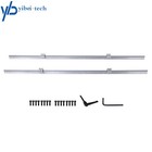 2pcs Sbr16-1500mm Linear Slide Guide Rail W  4   Sbr16uu Square Typebearing Block