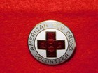 Vintage Red Cross American Volunteer Pin