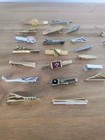 Lot Of 29 Vintage Tie Clips And Pins