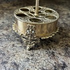 Vintage Ornate Victorian Gold Tone Metal Filigree 6 Lipstick   5 Other Holder