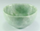 1 Pair Natural Jade Chopsticks And 1 Bowl Nephrite Spinach Stone Collect