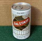 1982 Falstaff Nebraska Football Schedule Beer Can   2 City Fort Wayne Omaha