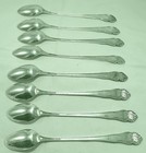 Reed   Barton Tiger Lily 1901 8 Art Nouveau Iced Tea Spoons