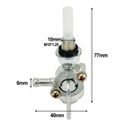 Gas-tank Fuel Switch Shut Off Valve Pump Tap Petcock Gasoline Generator Oil-tank