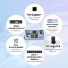 Iuzee Iuz-kb200 Ptz Camera Controller 4d Joystick Poe Ip 2 8    Lcd Keyboard