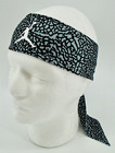 Nike Jordan Dri-fit Head Tie Jumpman Adult Elephant Print Wolf Grey black white