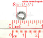 Jump Rings 8mm - 20 50 100 Stainless Steel 14 Gauge Open Jump Rings F8884