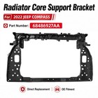68486927aa Front Radiator Support Fits For 2022 Jeep Compass Black Replacement