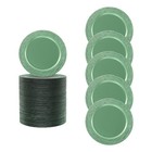 100 Pcs Antique Charger Plates For Wedding Table Dinner Kitchen Party Decoration
