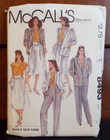 Mccall s Sewing Pattern 8493 Misses Jacket Top Skirt Pants Size 12 1980s Uncut