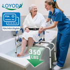 Fsa hsa Eligible Sliding Shower Chair Tub Transfer Bench For Bathtub With Swivel