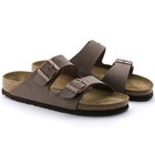 Birkenstock Arizona Birkibuc Sandals  - Mocha