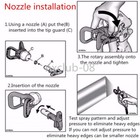2pcs Airless Spray Gun Tips Nozzle For Titan Wagner Paint Sprayer Tool 109-635