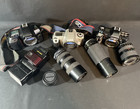 Cameras - Lens - Flash  canon  Nikon  Minolta  - For Parts   Repair - Lot Of 8