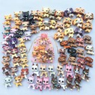2pcs lot Littlest Pet Shop Toys Lps Random Cat Dog Animal  Figures New