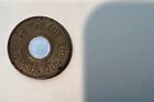 New York City Transit Authority Sjd Good For One Fare Nyc Bullseye Subway Token
