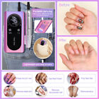 45000rpm Electric Portable Nail Drill Machine Rechargeable Low Noise Sander File