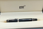 Montblanc Boheme Noir Platinum Line Rollerball Pen Unique Gift 