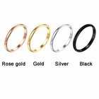 Stainless Steel Men s  women s    2mm   Fitted Toe Ring   Colors Are Plated